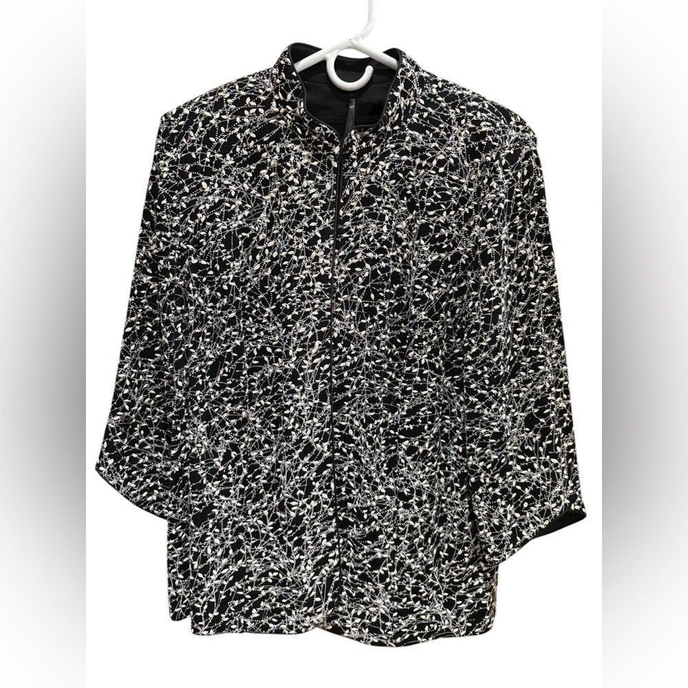 Women’s Alex Evenings | Elegant Jacket & Top | Color: Black & Nude